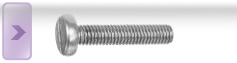 Pan head and  countersunk screws with groove and crossed slot